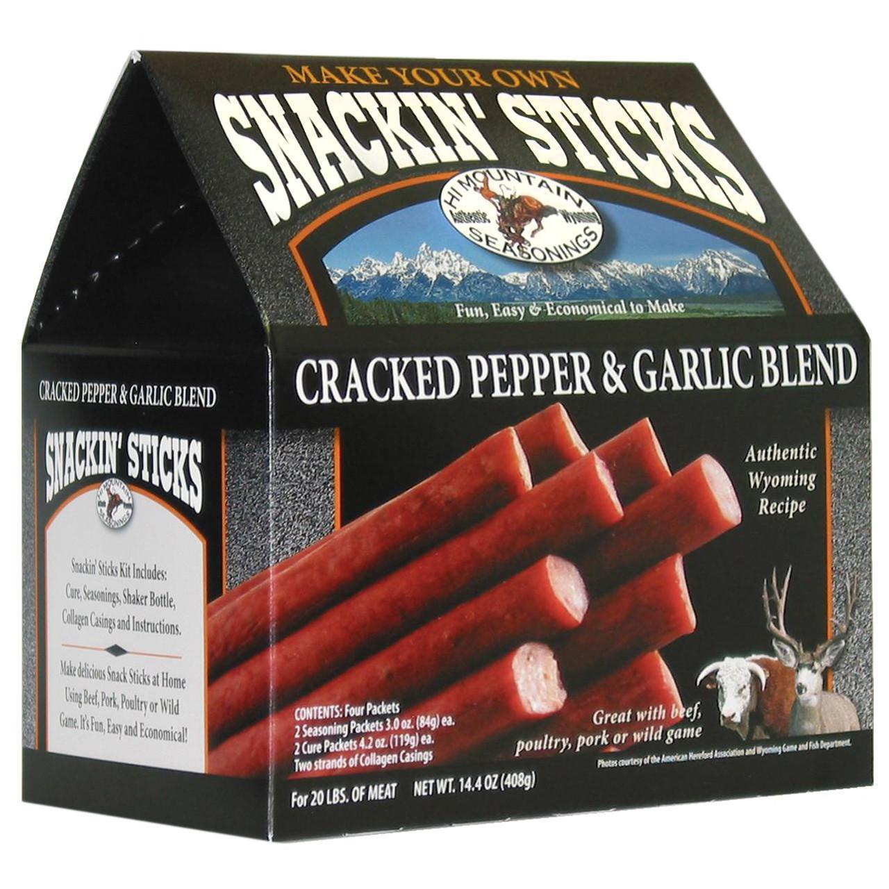 Cracked Pepper Snackin Sticks- Twiggy Sticks - Hi Mountain Seasonings ...