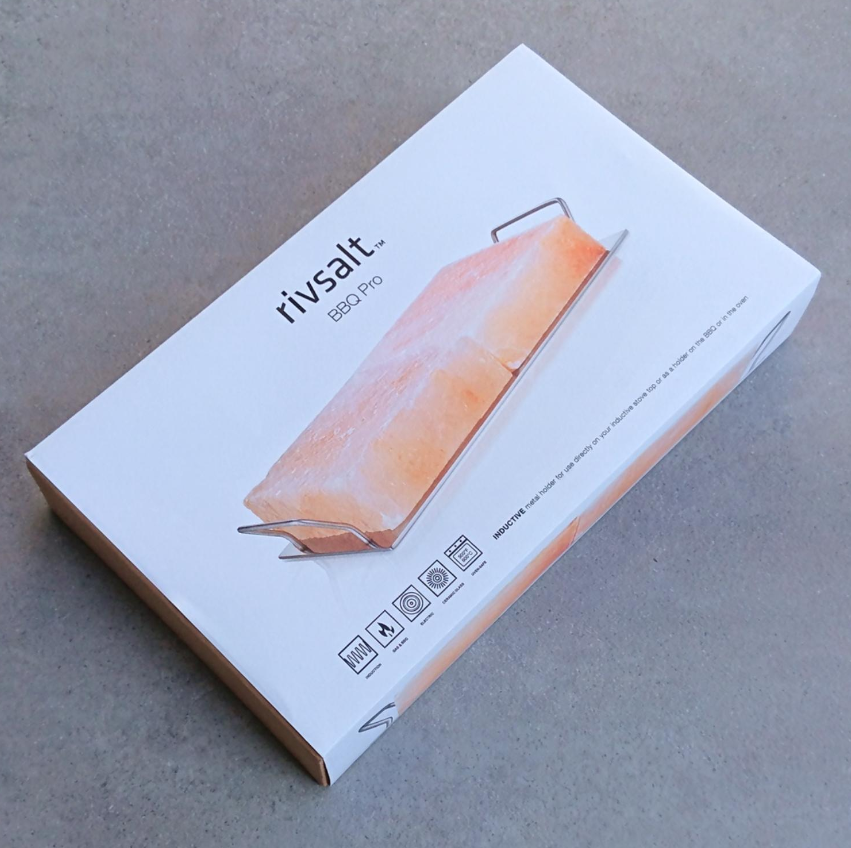 2 Himalayan Salt Blocks and Metal Tray BBQ by Rivsalt Emerald Home